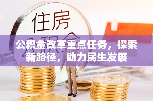 塔城公积金改革重点任务，探索新路径，助力民生发展