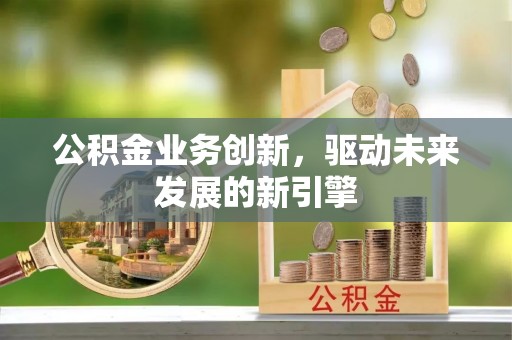 塔城公积金业务创新，驱动未来发展的新引擎