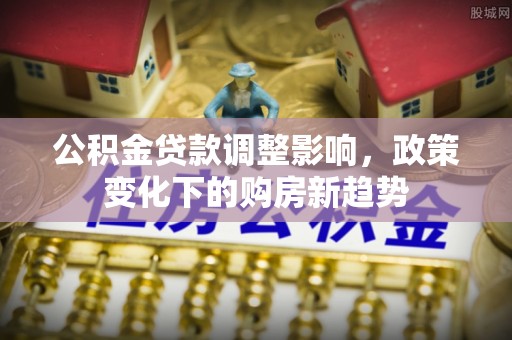 塔城公积金贷款调整影响，政策变化下的购房新趋势