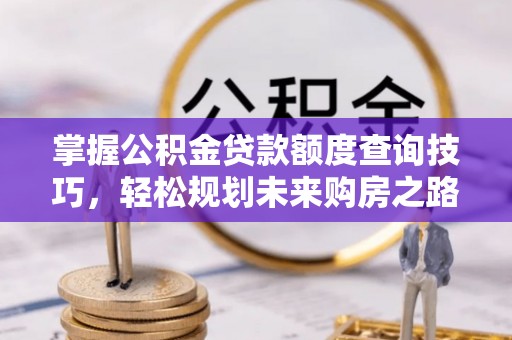 塔城掌握公积金贷款额度查询技巧，轻松规划未来购房之路