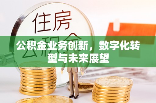 塔城公积金业务创新，数字化转型与未来展望