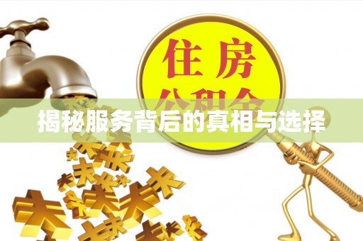 塔城揭秘服务背后的真相与选择