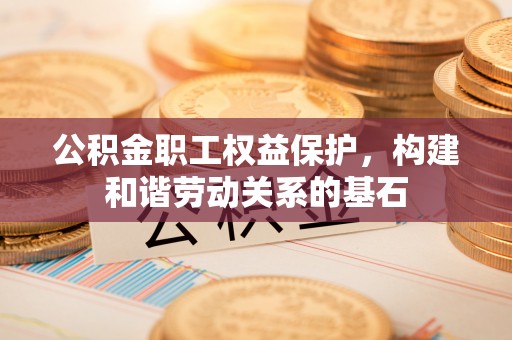 塔城公积金职工权益保护，构建和谐劳动关系的基石