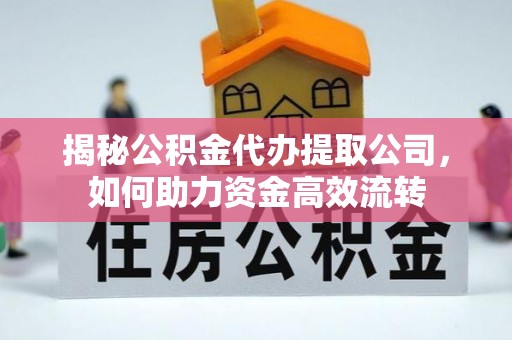 塔城揭秘公积金代办提取公司，如何助力资金高效流转