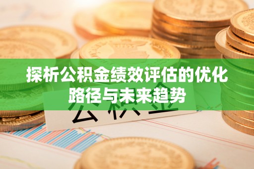 塔城探析公积金绩效评估的优化路径与未来趋势