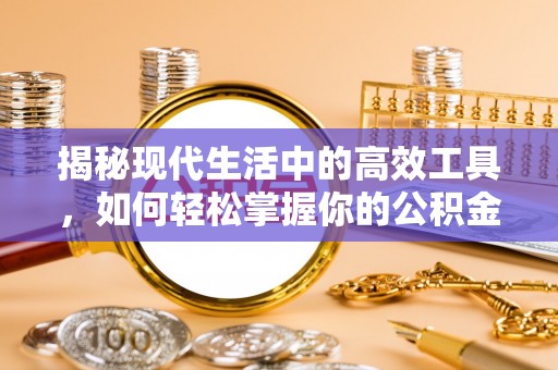 塔城揭秘现代生活中的高效工具，如何轻松掌握你的公积金查询方式