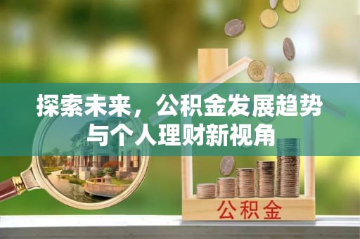 塔城探索未来，公积金发展趋势与个人理财新视角