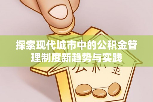 塔城探索现代城市中的公积金管理制度新趋势与实践