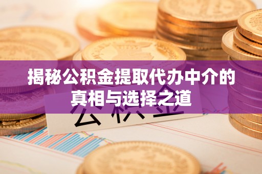 塔城揭秘公积金提取代办中介的真相与选择之道