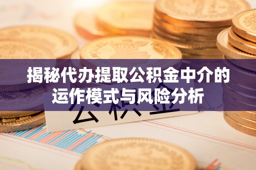 塔城揭秘代办提取公积金中介的运作模式与风险分析