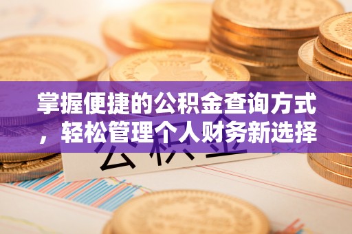 塔城掌握便捷的公积金查询方式，轻松管理个人财务新选择
