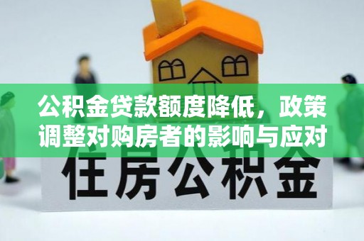 塔城公积金贷款额度降低，政策调整对购房者的影响与应对策略