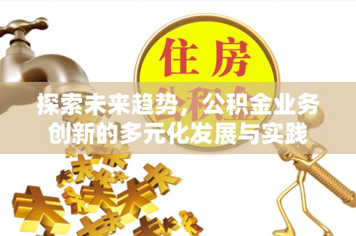 塔城探索未来趋势，公积金业务创新的多元化发展与实践