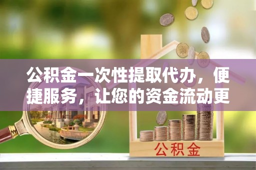 塔城公积金一次性提取代办，便捷服务，让您的资金流动更高效