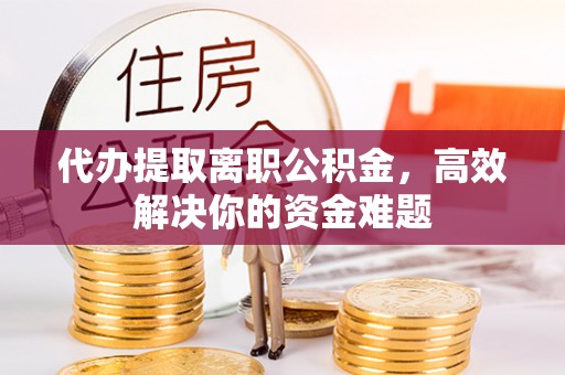 塔城代办提取离职公积金，高效解决你的资金难题